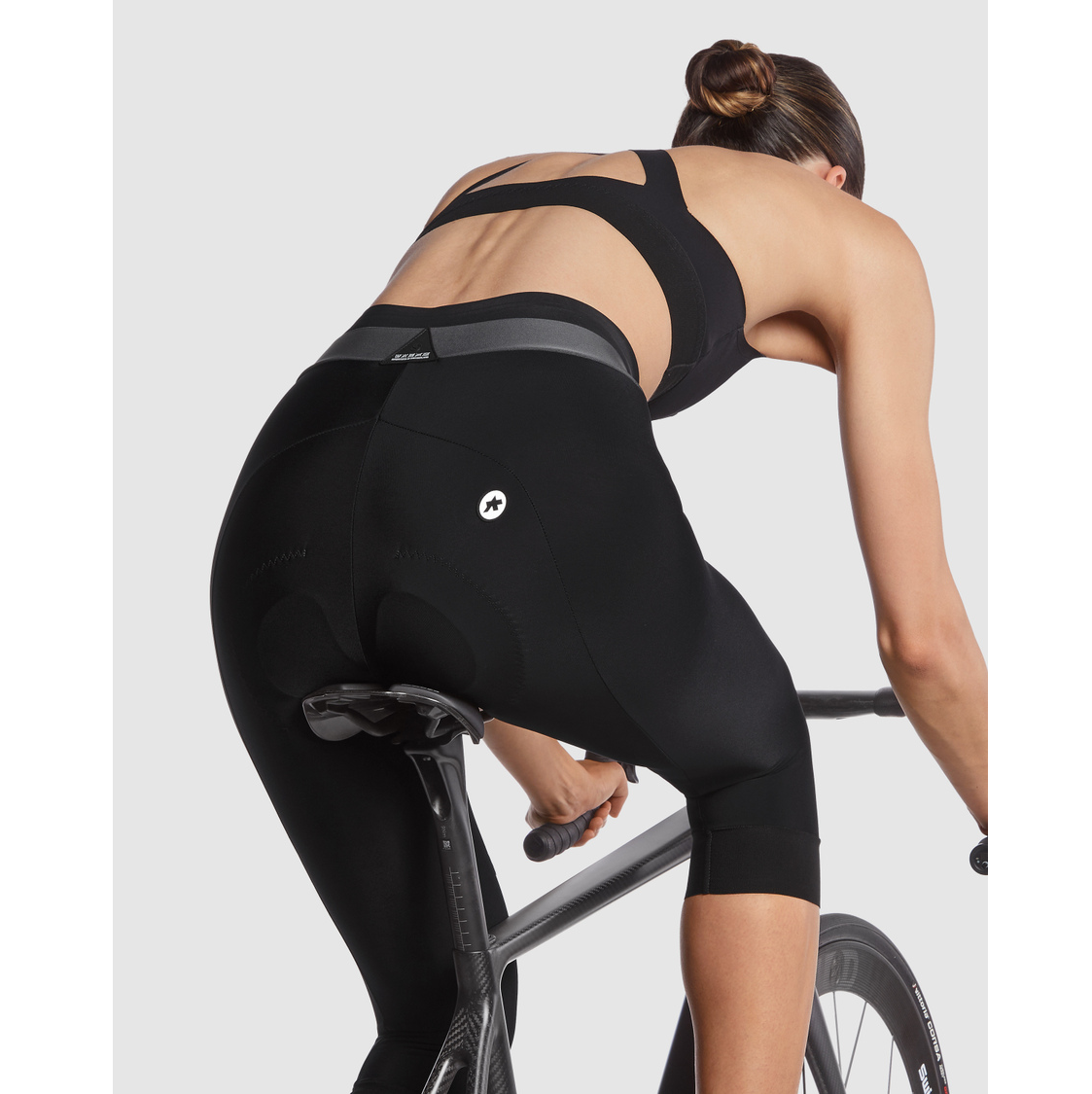 ASSOS UMA C2 Women's 3/4 Bibtights Black Series