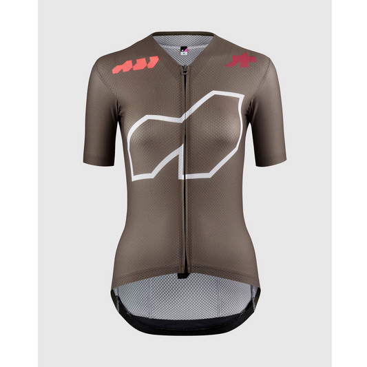 ASSOS DYORA R S11 We are the A Koszulka damska z długim rękawem brązowa