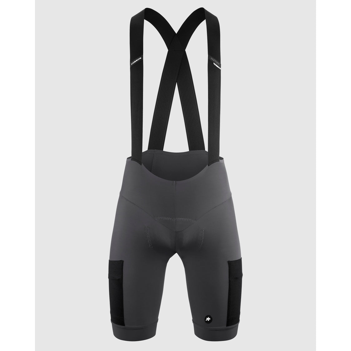 ASSOS TACTICA KIESKAFER GRAVEL T5 spodenki na szelkach szary
