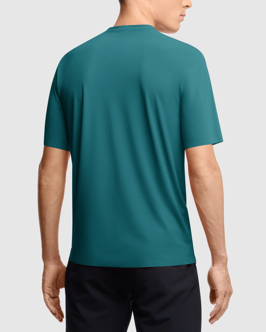 ASSOS TACTICA POST RIDE T5 Short Sleeve Deep Petrol Jersey