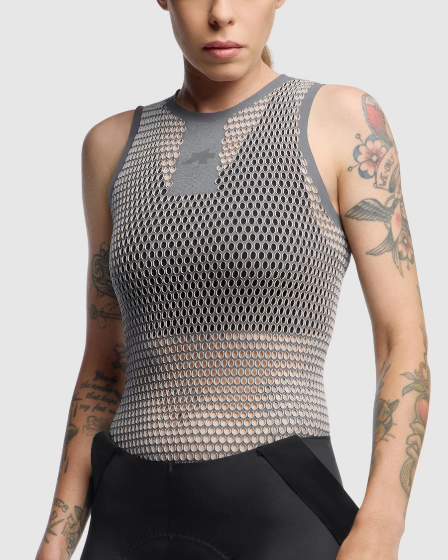 ASSOS EQUPE NS SKIN P1 Bielizna bez rękawów szary