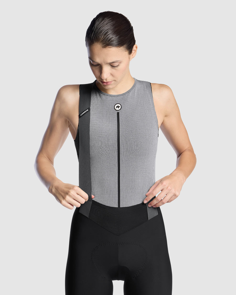 ASSOS NS SKIN LAYER P1 Women's Sleeveless Base Layer, Gray