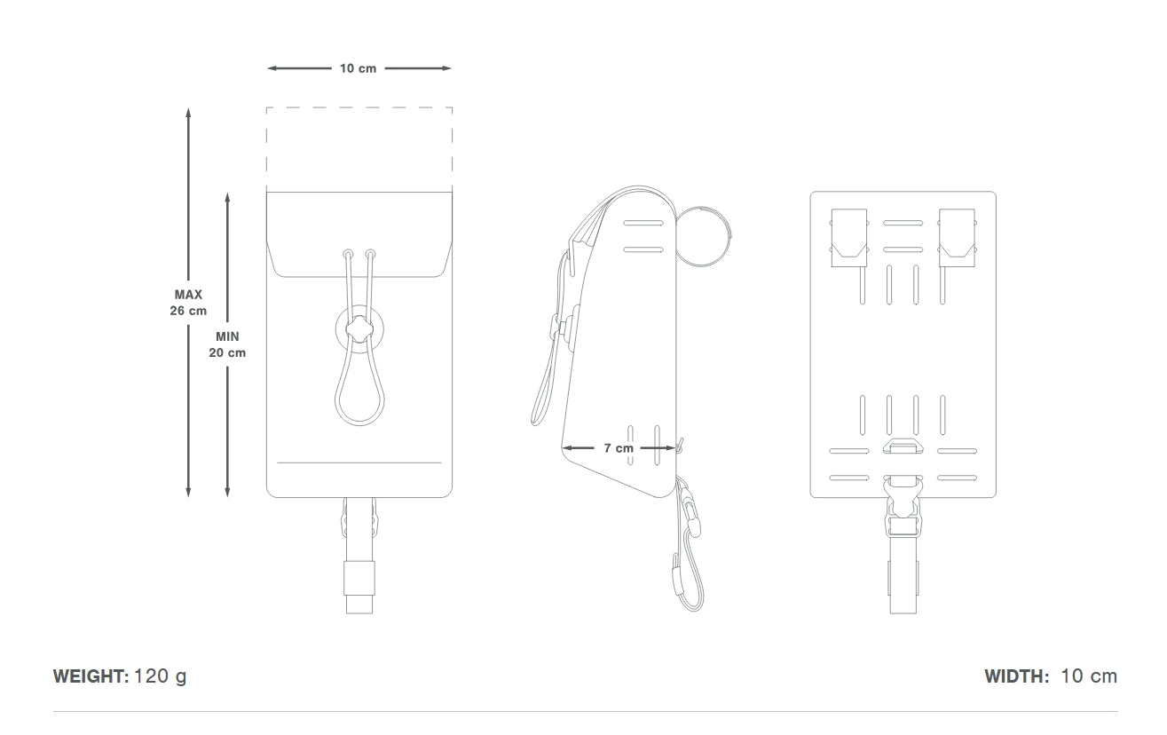 Torba na kierownicę APIDURA EXPEDITION STEM PACK 1,3 l czarna
