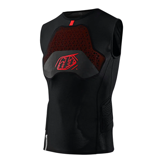 TROY LEE DESIGNS STAGE GHOST D30 Koszulka ochronna bez rękawów czarna