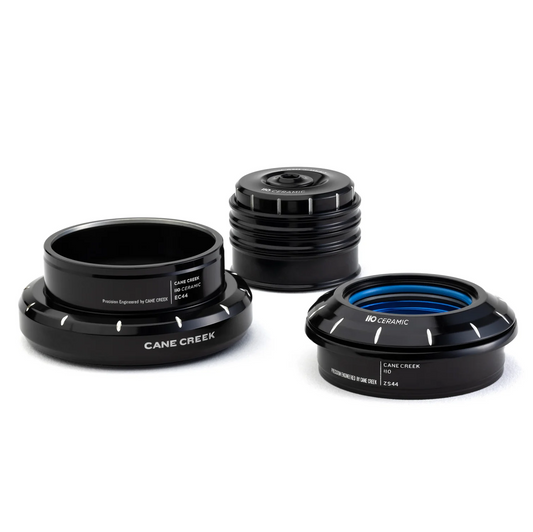 Headset CANE CREEK 110 Ceramic Tapered , 1 1/8"-1.5", ZS44/28.6/H8 | EC44/40/H12, black/silver