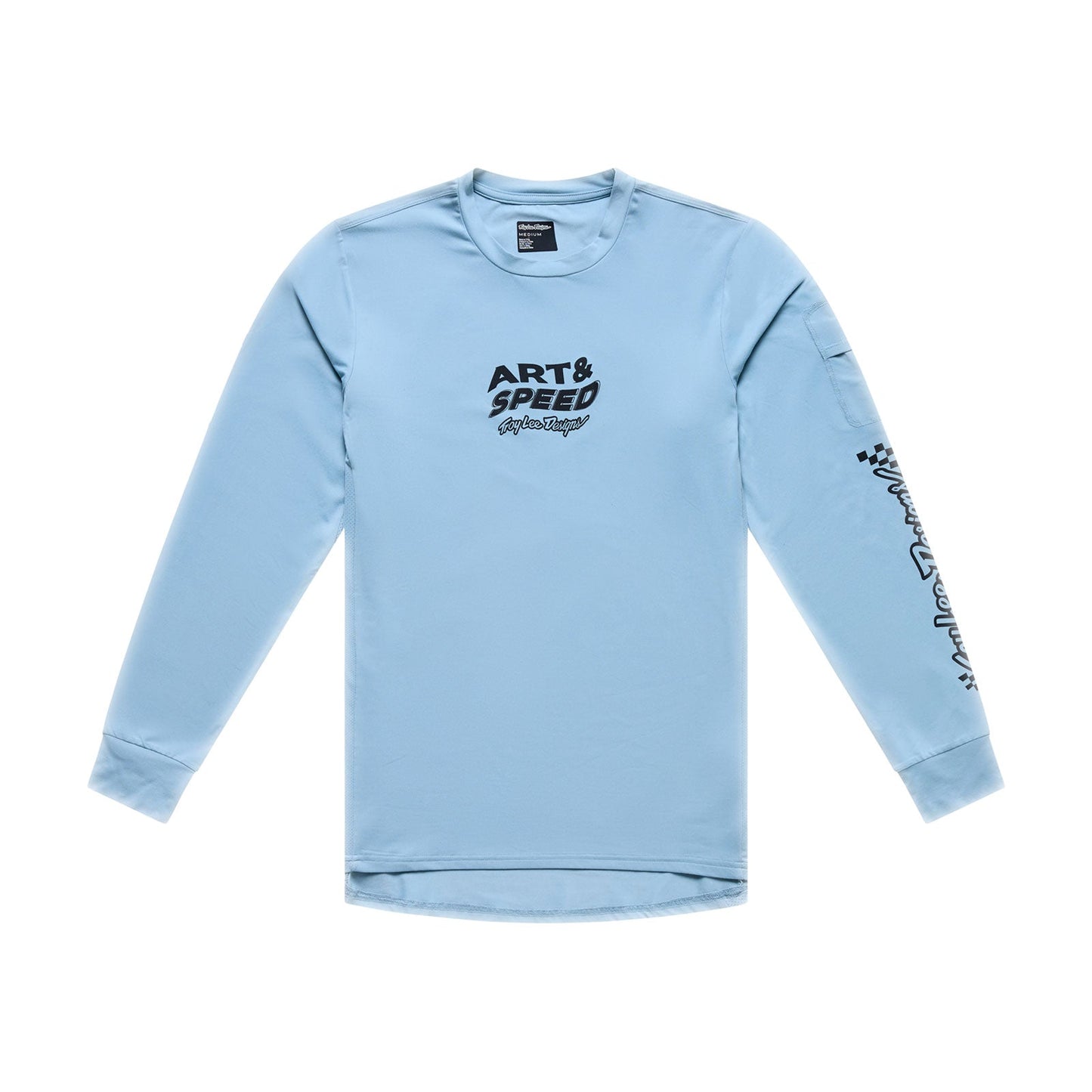 TROY LEE DESIGNS RUCKUS RIDE WAVES Jersey z długim rękawem niebieski