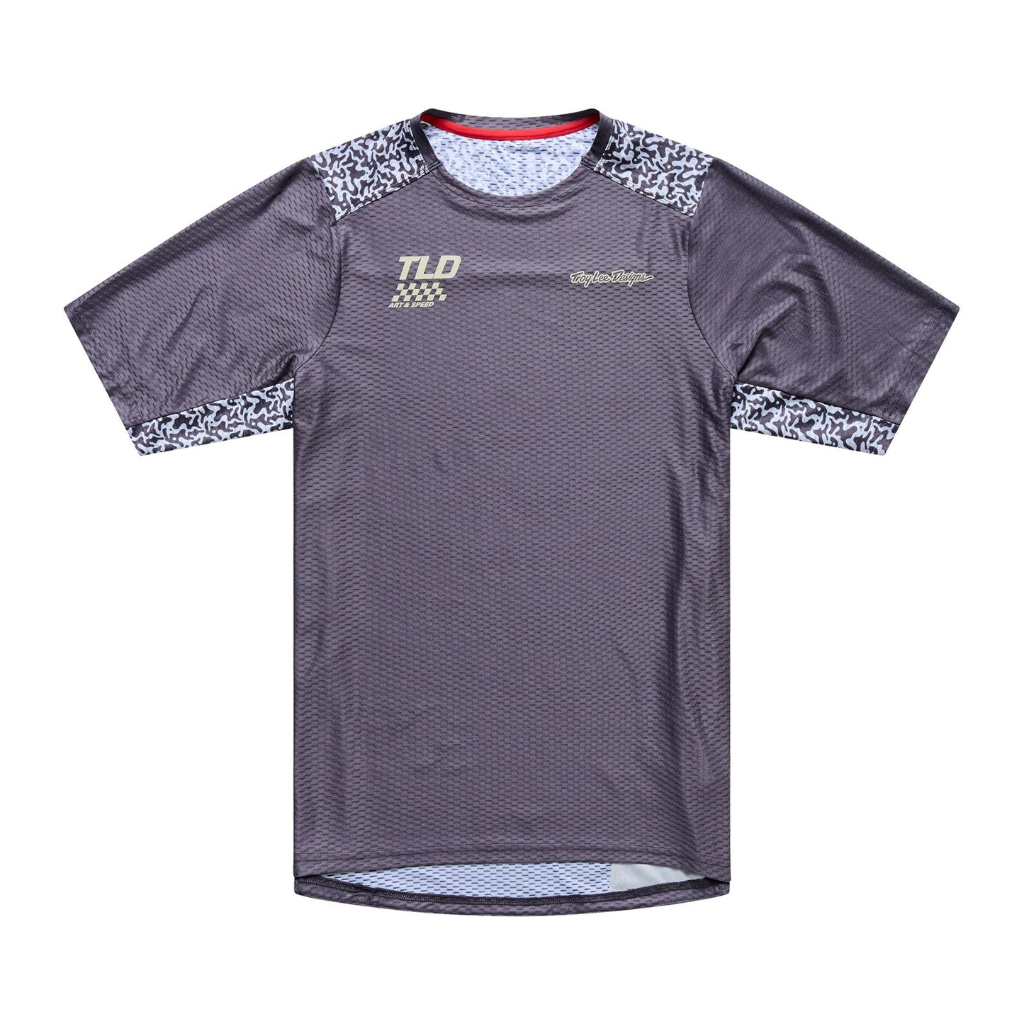 TROY LEE DESIGNS SKYLINE PRO AIR RIDGELINE Jersey Carbon z krótkim rękawem