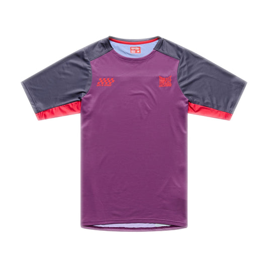 TROY LEE DESIGNS SKYLINE PRO FANGS ARMY Koszulka z krótkim rękawem Sangria