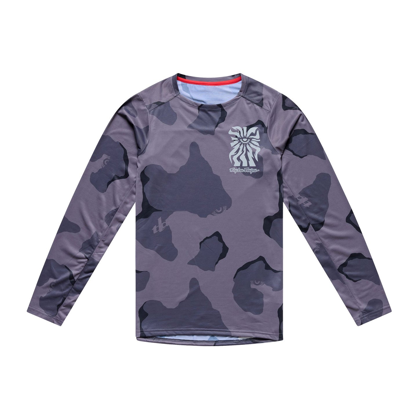 Koszulka z długim rękawem TROY LEE DESIGNS SKYLINE PRO FLOW CAMO Carbon