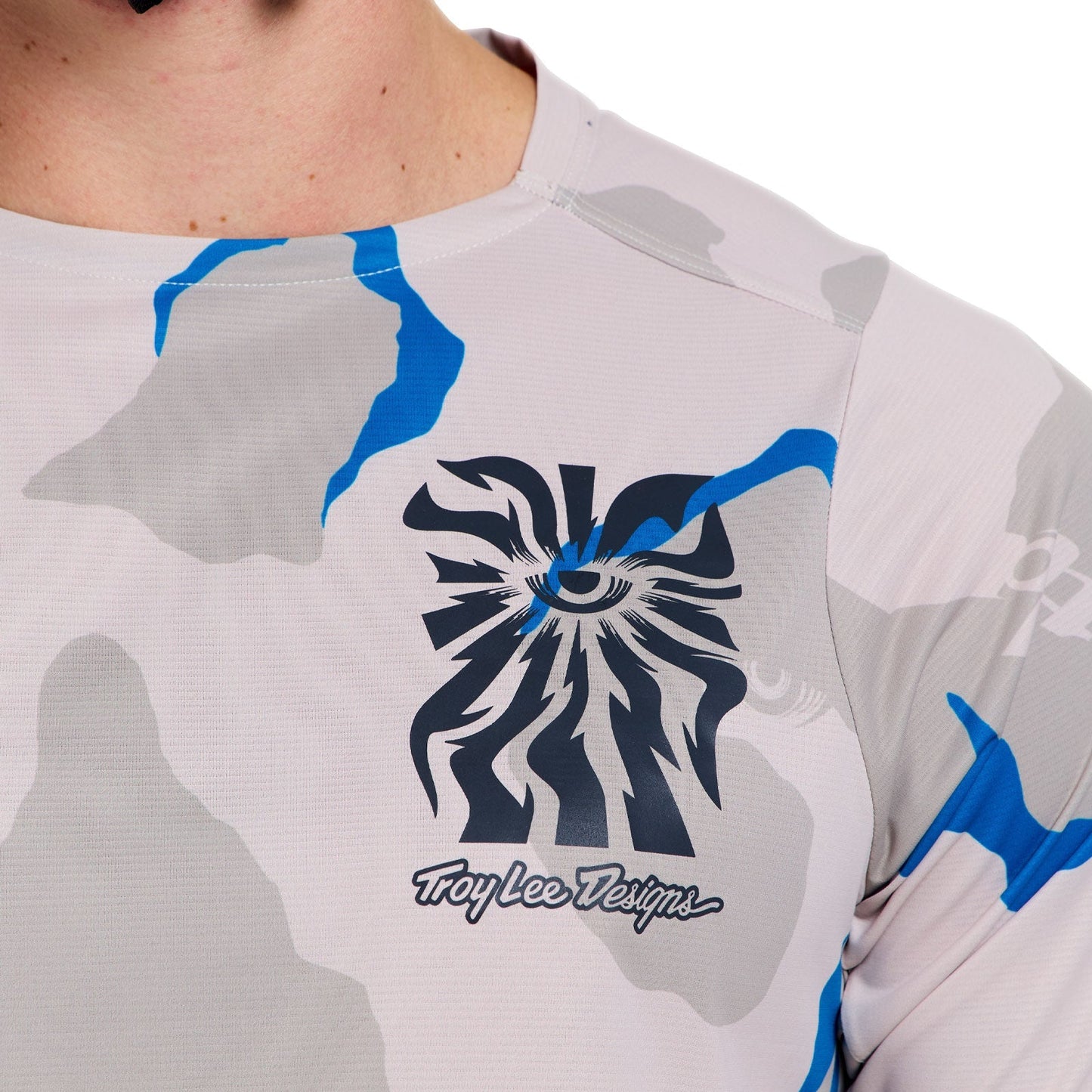 TROY LEE DESIGNS SKYLINE PRO FLOW CAMO Koszulka z krótkim rękawem Pumice