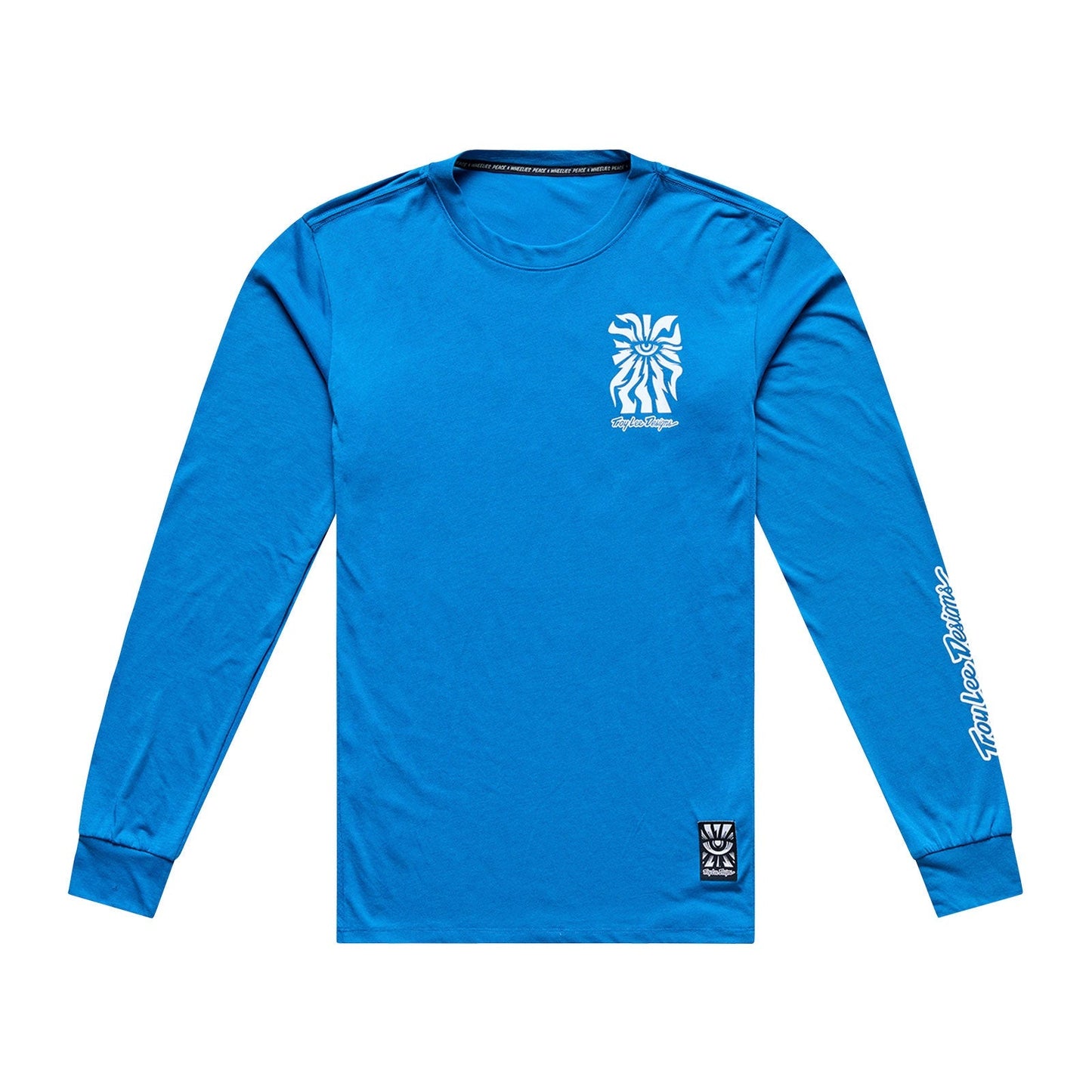 TROY LEE DESIGNS SKYLINE RIDE ONE EYE AERO Jersey z długim rękawem niebieski