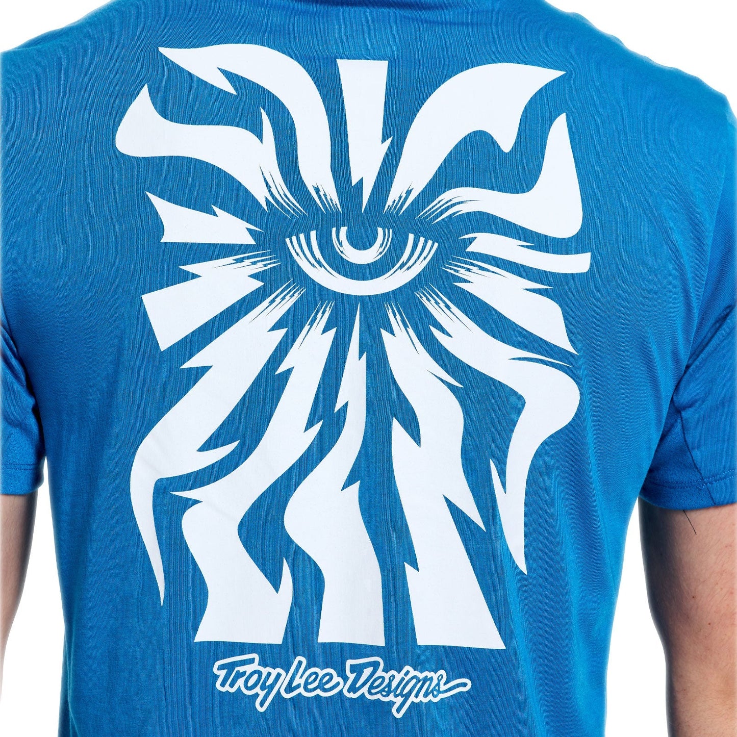TROY LEE DESIGNS SKYLINE RIDE ONE EYE AERO Jersey z krótkim rękawem niebieski