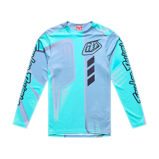 TROY LEE DESIGNS SPRINT PRO LOWRIDER Jersey z długim rękawem niebieski