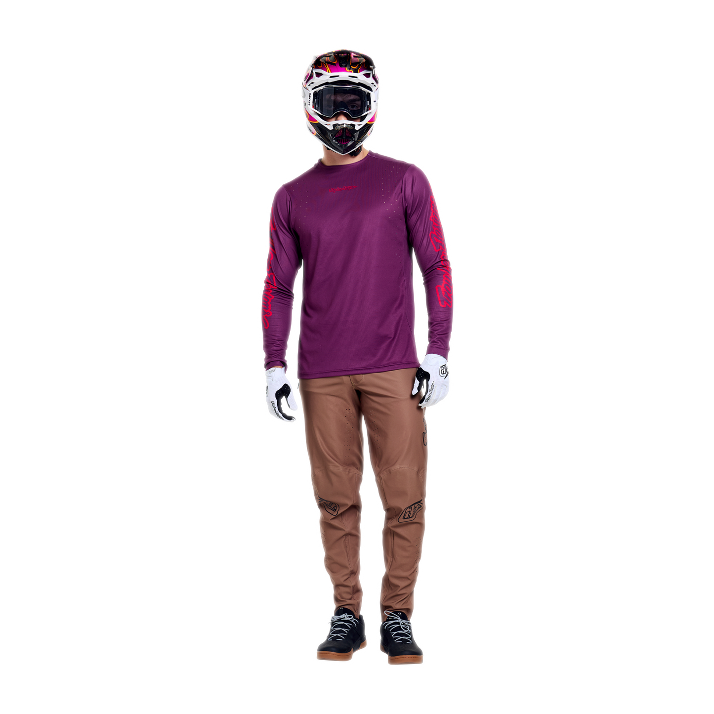 Koszulka z długim rękawem TROY LEE DESIGNS SPRINT PRO MONO Sangria