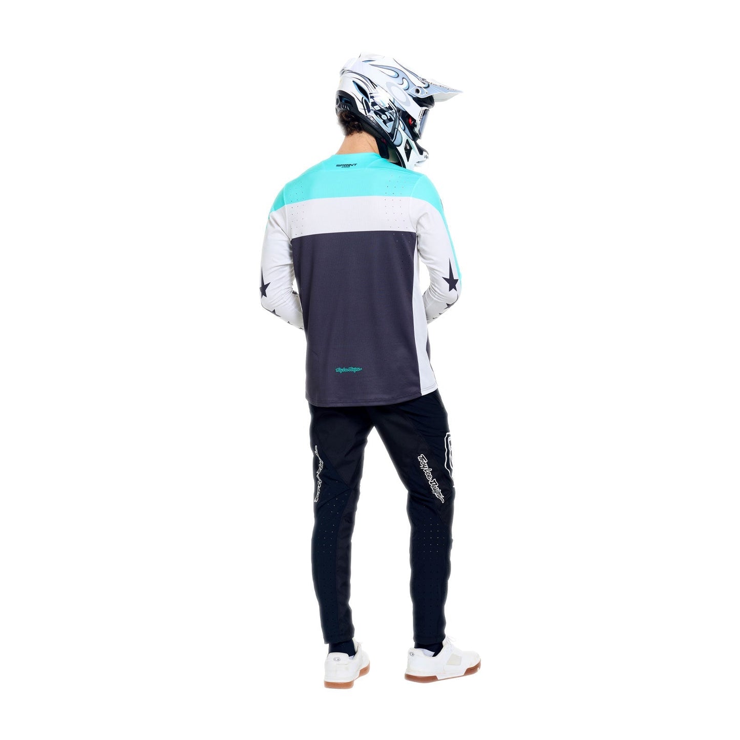 TROY LEE DESIGNS SPRINT PRO YO MOTO Long Sleeve Jersey Black/Blue
