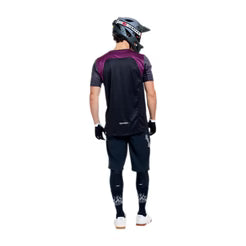 TROY LEE DESIGNS STAGE SIGNATURE Jersey Carbon z krótkim rękawem