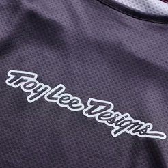 TROY LEE DESIGNS STAGE SIGNATURE Jersey Carbon z krótkim rękawem