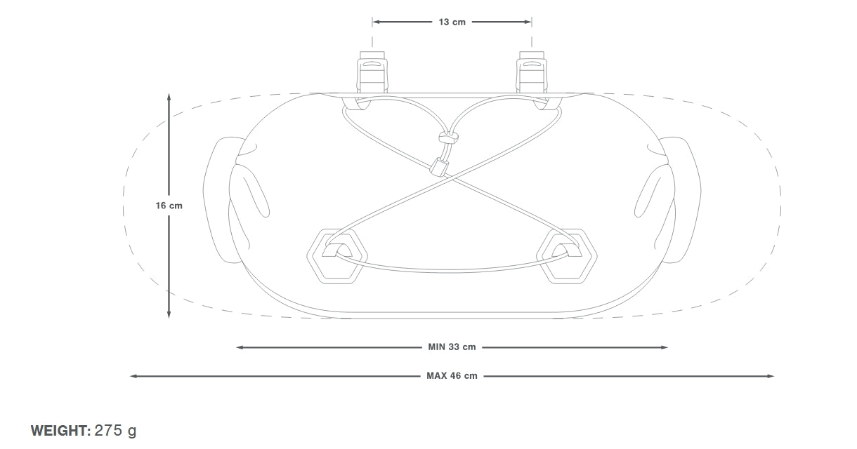 Torba na kierownicę APIDURA EXPEDITION HANDLEBAR PACK 14 L czarna