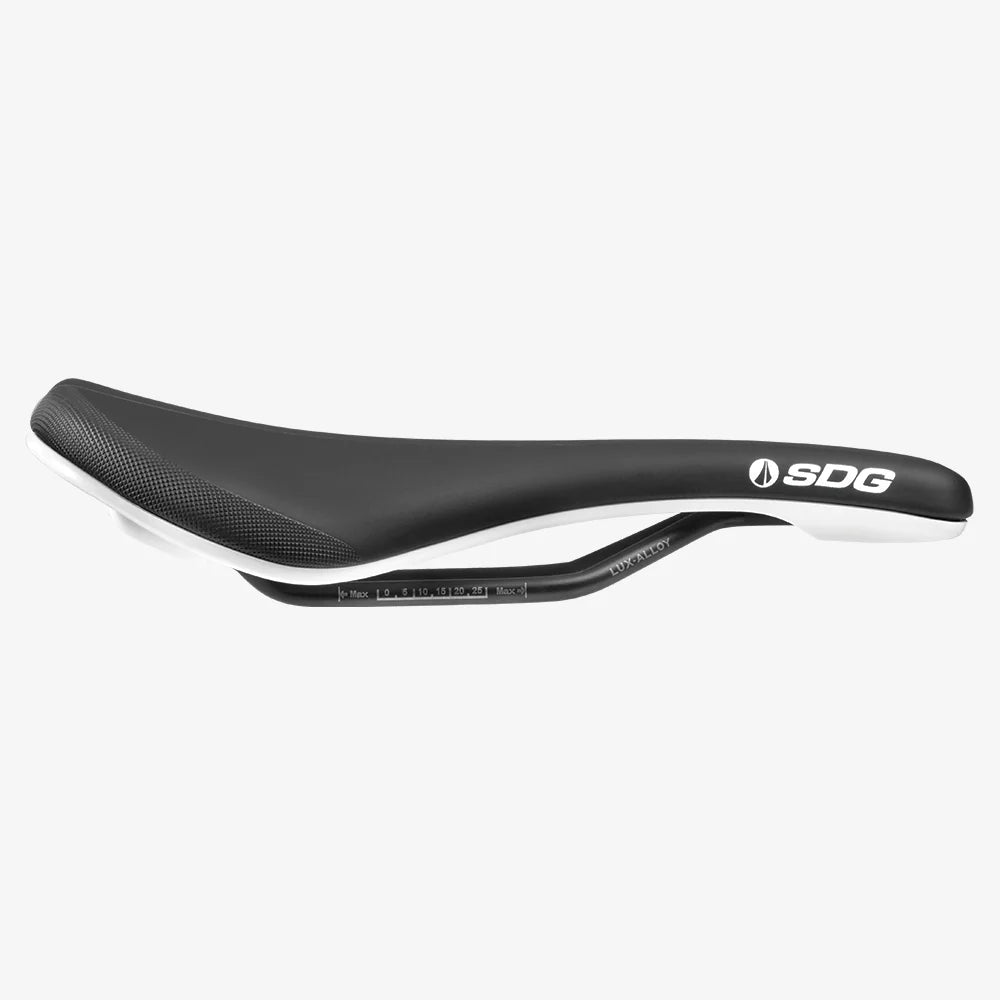 Siodełko SDG BEL-AIR V3 Rails Lux Alloy czarny/biały