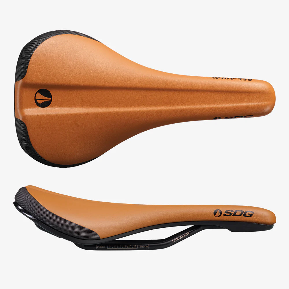 Siodełko SDG BEL-AIR V3 Rails Lux Alloy Brown/Black