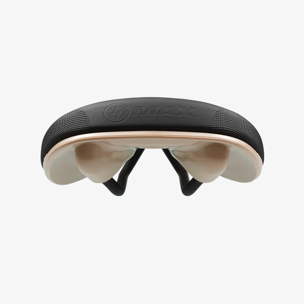 Saddle SDG BEL-AIR V3 MAX Rails Lux-Alloy Black/Beige