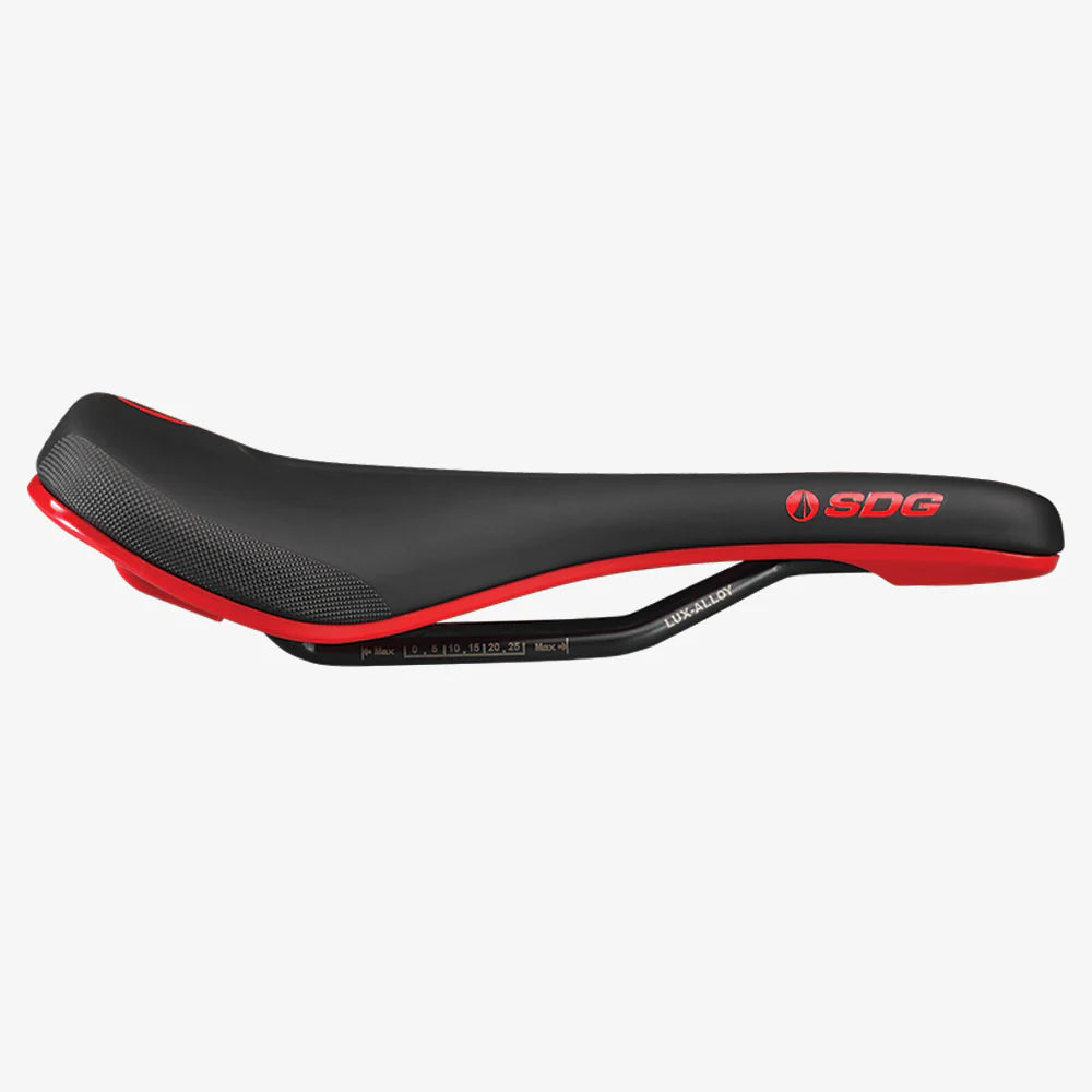Siodełko SDG BEL-AIR V3 MAX Lux-Alloy Rails Black/Red
