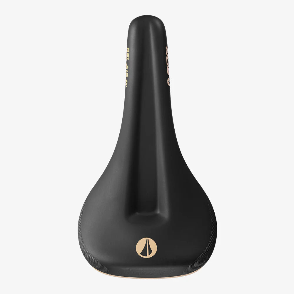 Saddle SDG BEL-AIR V3 MAX Rails Lux-Alloy Black/Beige