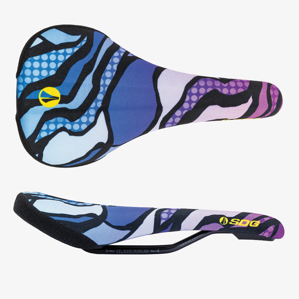 Siodełko SDG BEL-AIR V3 TERRA FIRMA Rails Lux Alloy Camo Violet