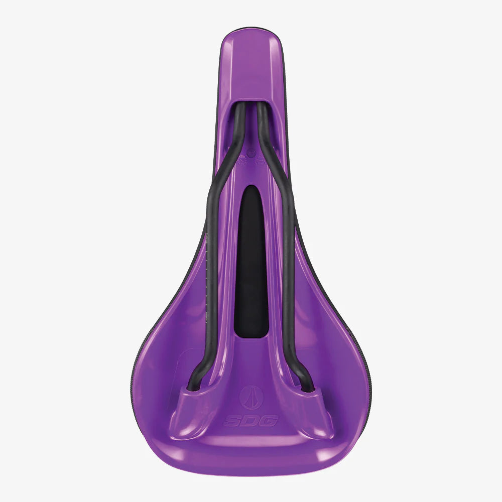 SDG BEL-AIR V3 Rails Lux Alloy Saddle Black/Purple