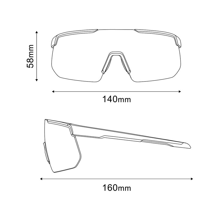 SHIMANO S-PHYRE CE-SPHR2 Matt White Ridescape Road Glasses
