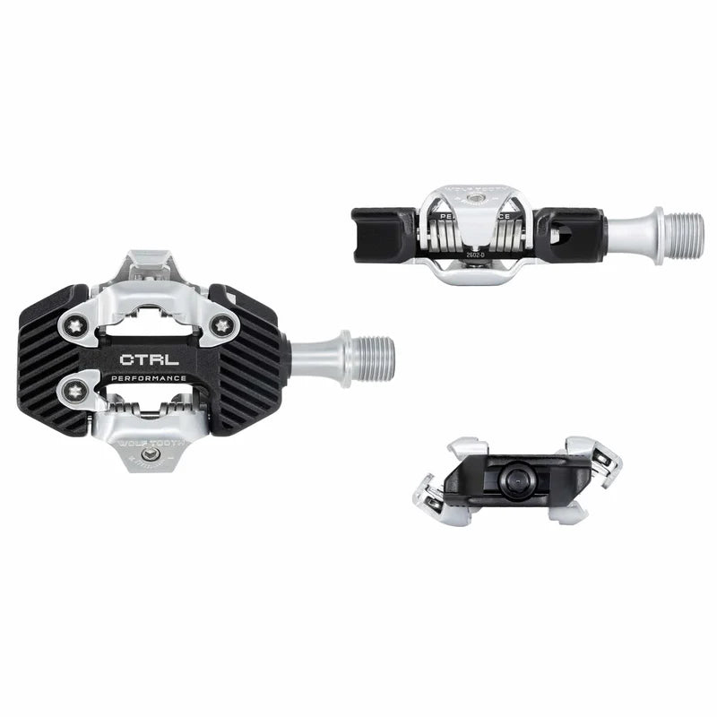 WOLF TOOTH CTRL TRAIL PERFORMANCE Clipless Pedals, Black