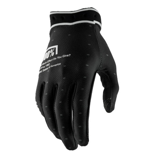 100% RIDEFIT Gloves Black