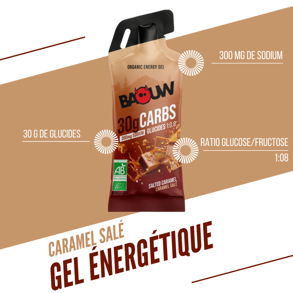 Żel Energetyczny BAOW (44g) Cytryna/Słony Karmel