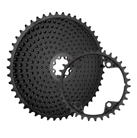 Para Tarcz Łańcuchowych 12V ALUGEAR AERO 8 Otworów dla Sram Czarny