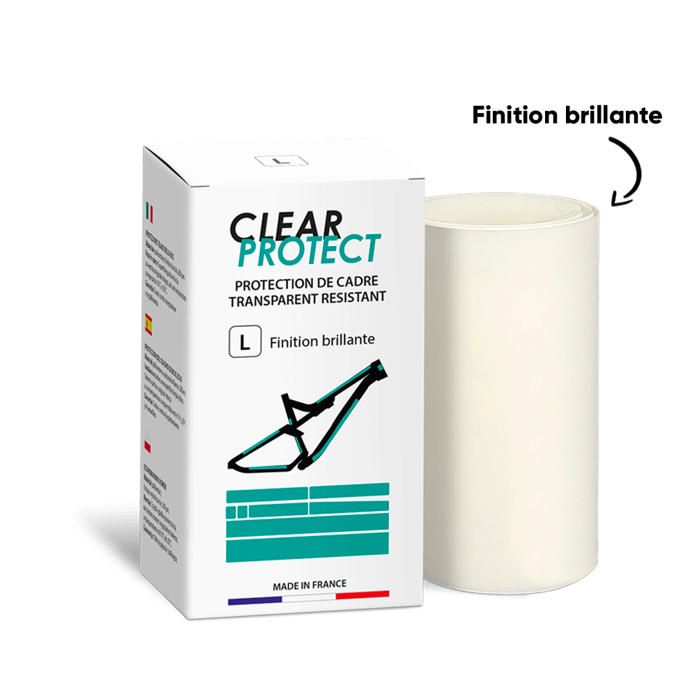 CLEARPROTECT PACK L Błyszczący samoprzylepny ochraniacz ramki