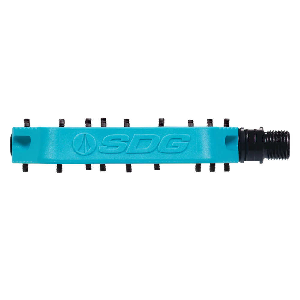 Płaskie pedały SDG COMP Composite Turquoise