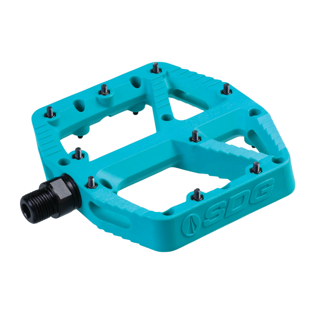 Płaskie pedały SDG COMP Composite Turquoise