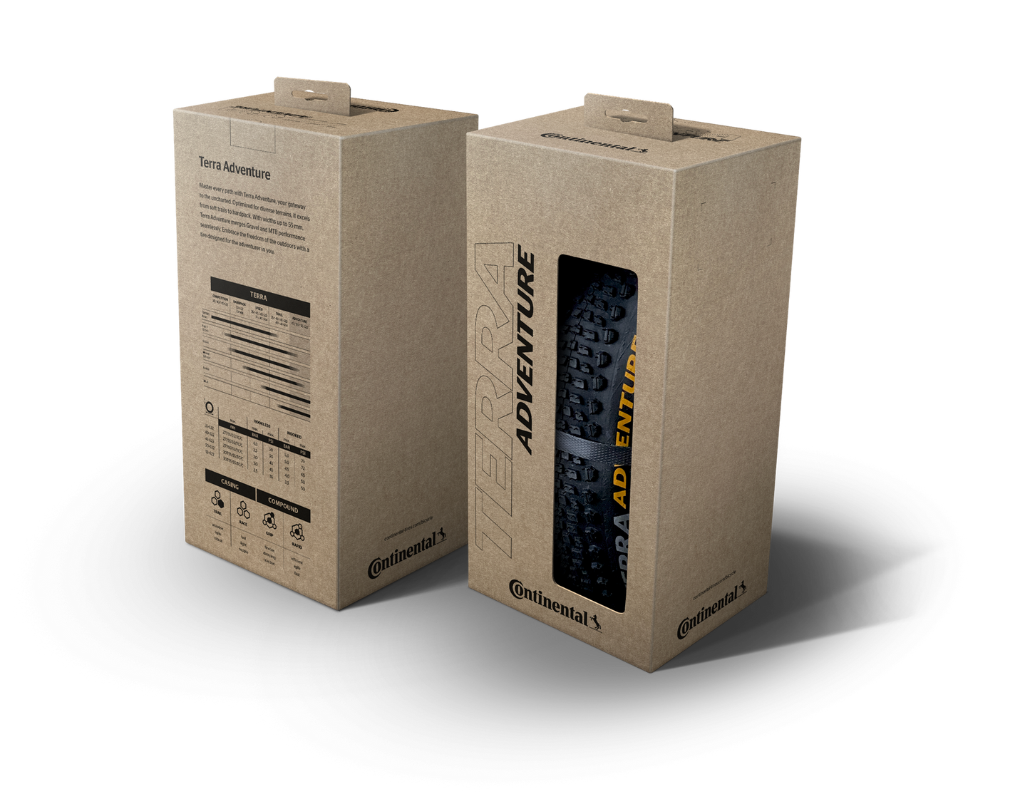 CONTINENTAL TERRA ADVENTURE TRAIL GRIP 700x55c Opona bezdętkowa czarna