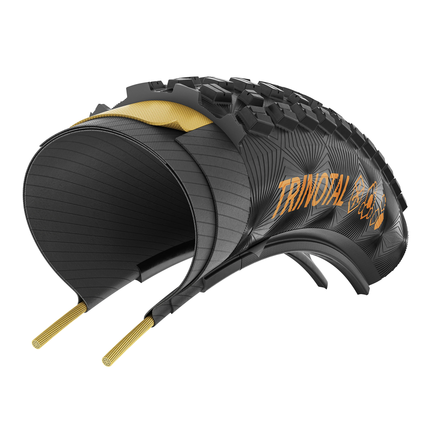 CONTINENTAL TRINOTAL Trail Grip 29x2.20 Tubeless Ready Soft Black tire