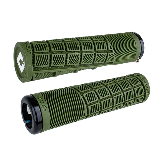 Chwyty ODI REFLEX XL Lock-on 135 mm Olive
