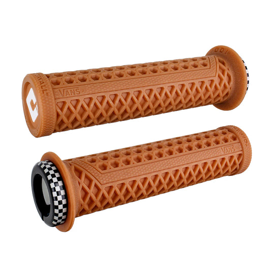 Chwyty ODI VANS V2.1 Lock-On 135 mm brązowe