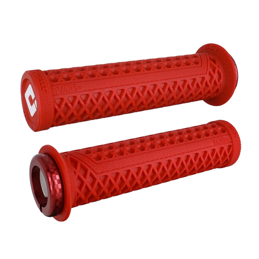Chwyty ODI VANS V2.1 Lock-On 135 mm czerwone