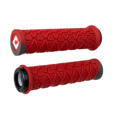 Chwyty ODI VANQUISH Lock-On 135 mm czerwone