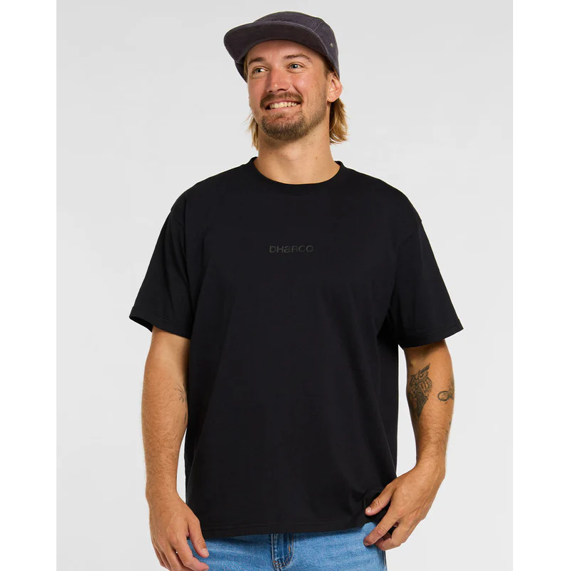 T-Shirt DHARCO COTTON KENTARO Short Sleeve Black