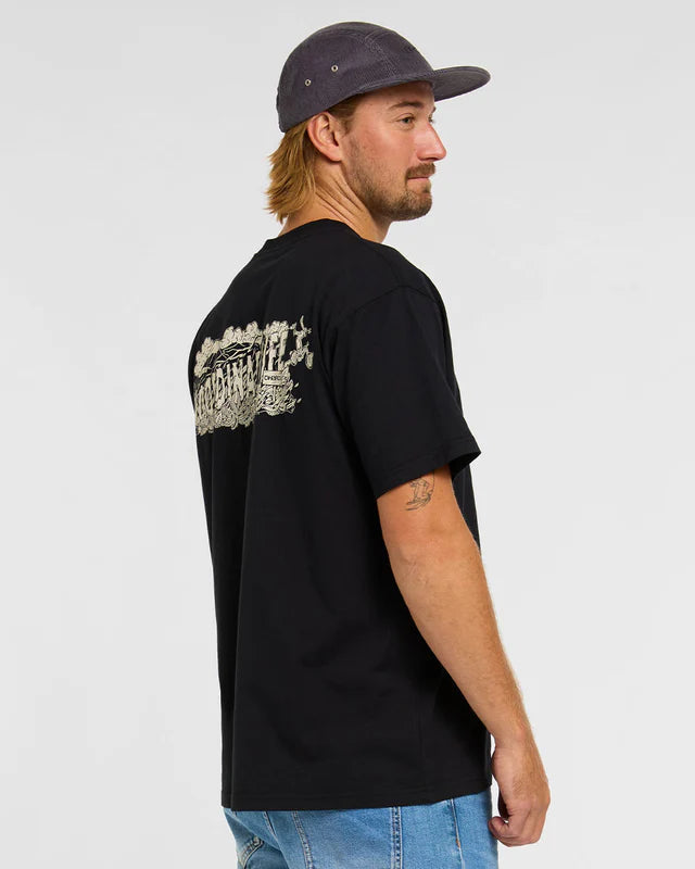 T-Shirt DHARCO COTTON KENTARO Short Sleeve Black
