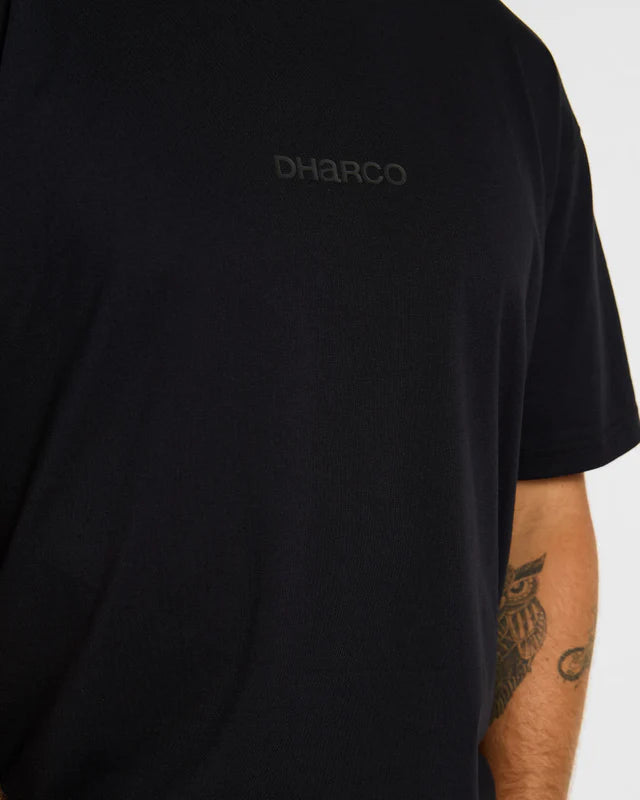T-Shirt DHARCO COTTON KENTARO Short Sleeve Black