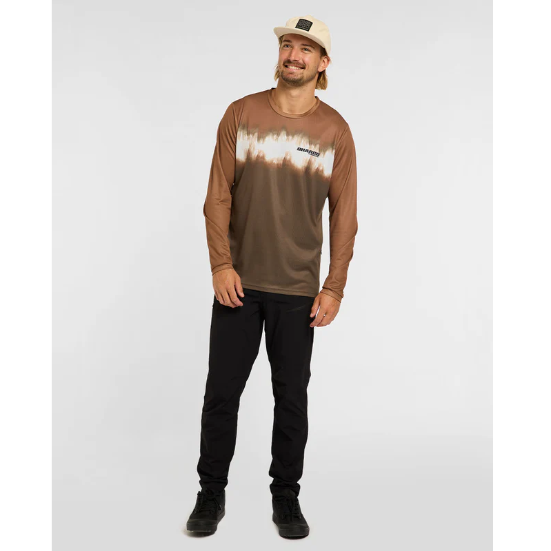 DHARCO GRAVITY DUNE Jersey z długim rękawem brązowy