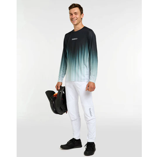 DHARCO RACE MIDNIGHT PRISM Long Sleeve Jersey Green