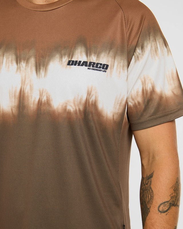 DHARCO DUNE Jersey z krótkim rękawem brązowy
