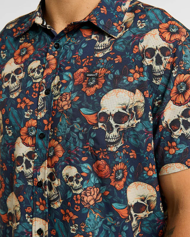 Technical shirt DHARCO TECH PARTY SKULLDUGGERY Blue